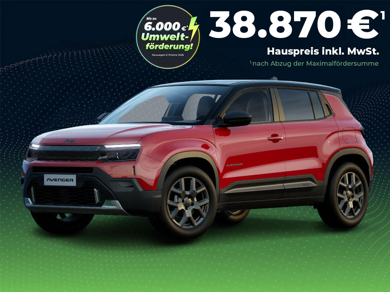 Jeep Avenger Altitude Elektro Neues Modell