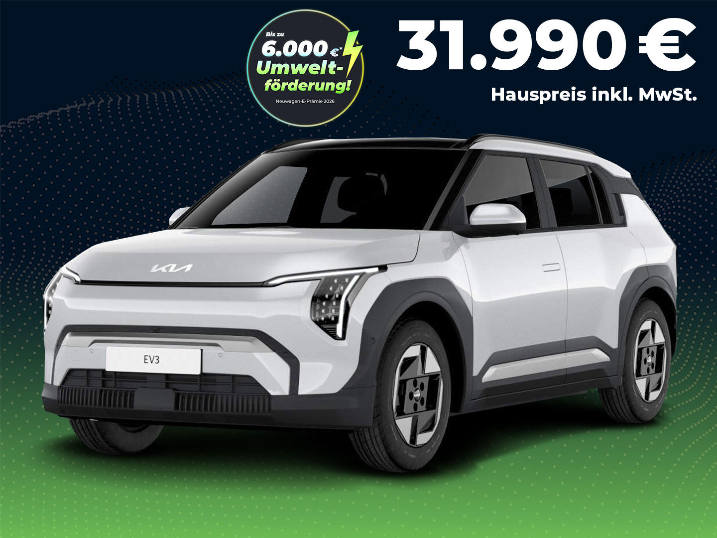 Kia EV3 AIR Vollelektrisch 58,3 kWh-Batterie