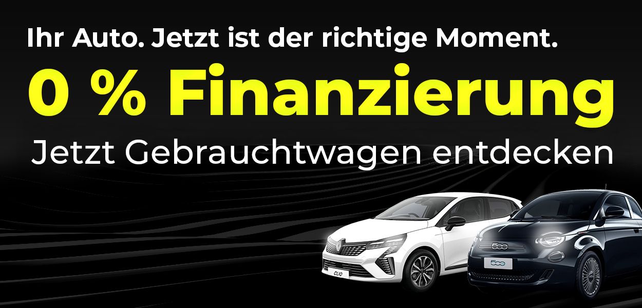 Ihr Gebrauchtwagen – jetzt mit 0 % finanzieren 