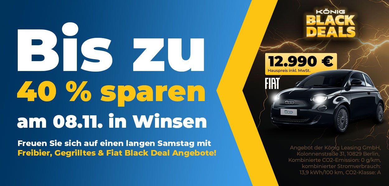 Langer Samstag in Winsen – Fiat Black Deals & Weihnachtsgeld sichern!