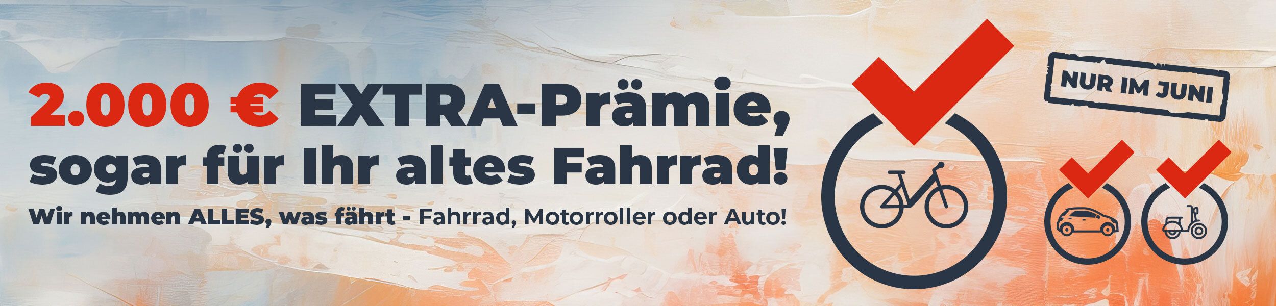 2.000 € EXTRA für Ihr altes Fahrzeug – egal, was es ist!