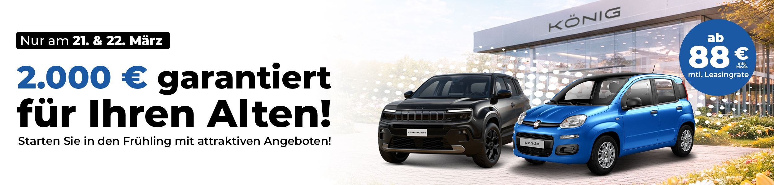 Frühlingserwachen – 2.000 € garantiert für Ihren Alten!