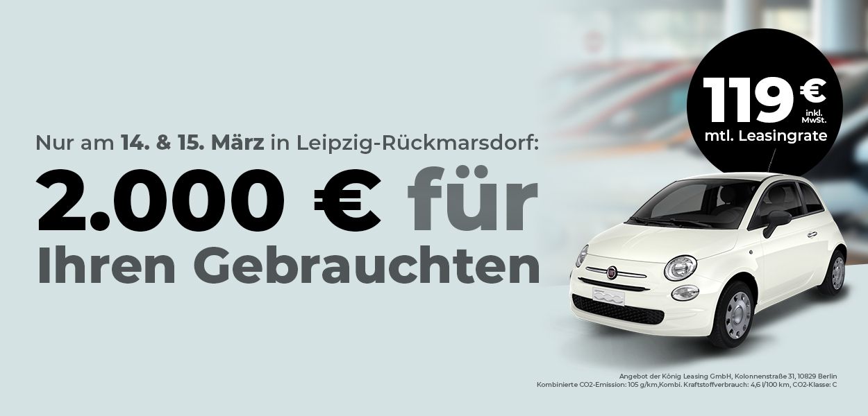 Langes Rabatt-Wochenende für Gebrauchtwagen in Leipzig