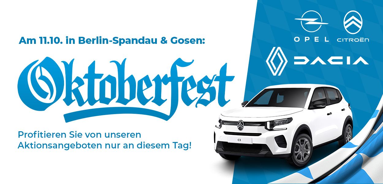 O’zapft is! Oktoberfest beim Autohaus König in Berlin-Spandau & Gosen