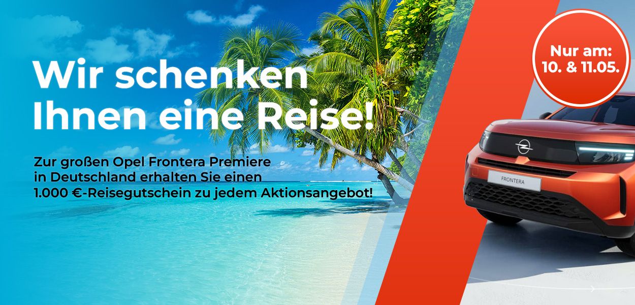 Große Premiere des neuen Opel Frontera bei Autohaus König