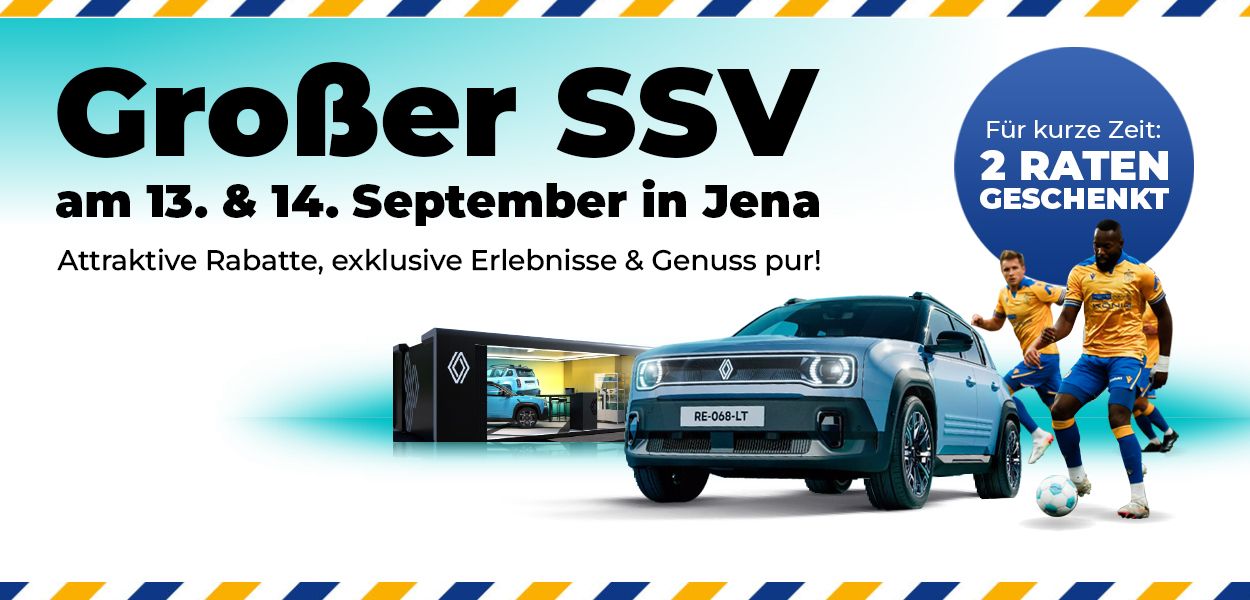 Großer SSV in Jena – jetzt Top-Deals sichern! NEU