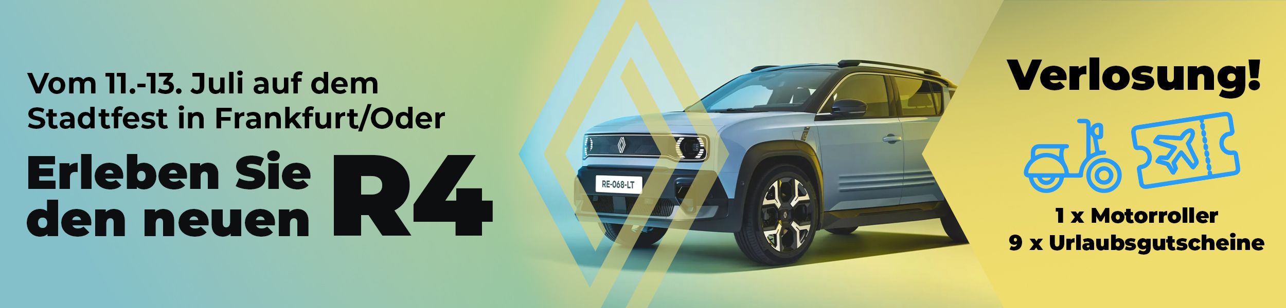 Der Renault R4 Cube kommt nach Frankfurt (Oder)!