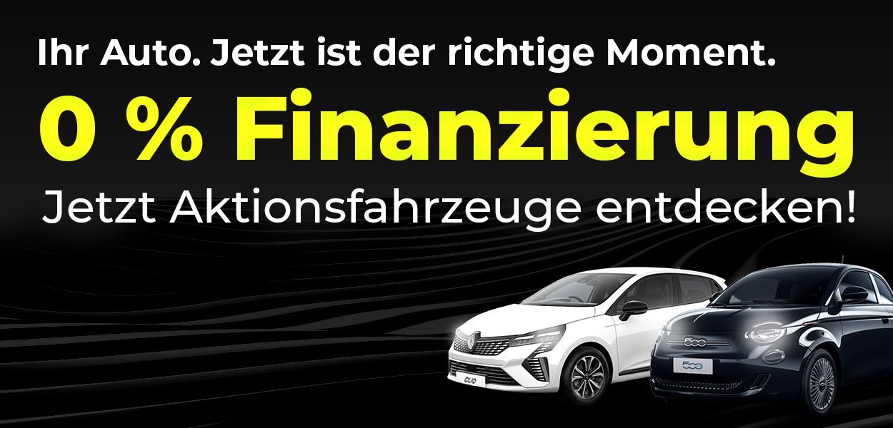 Ihr Gebrauchtwagen – jetzt mit 0 % finanzieren 
