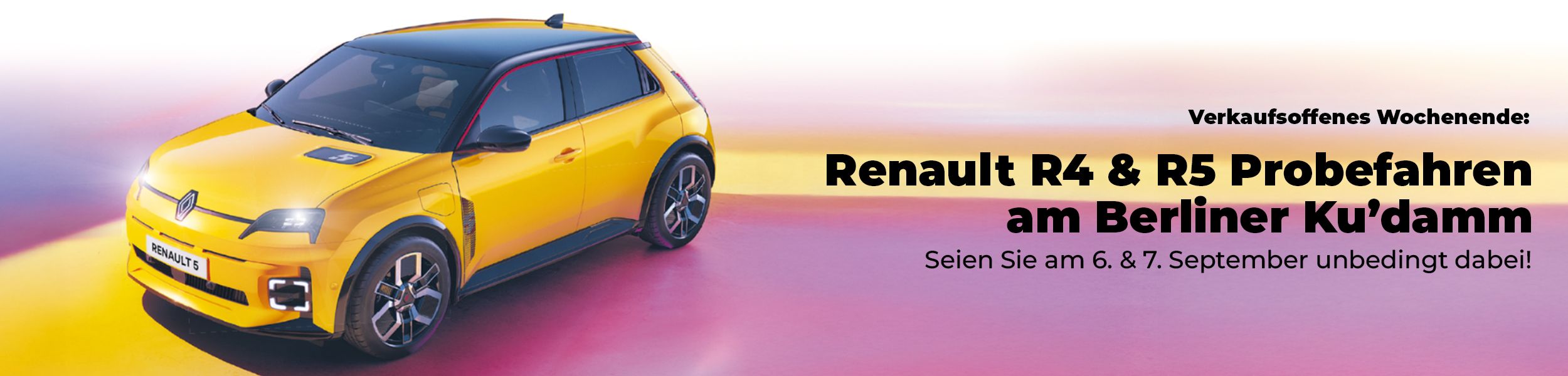 Renault am KuDamm – Erleben Sie Ihre unvergessliche R4- oder R5-Probefahrt!