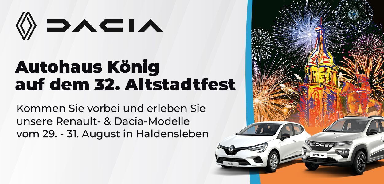 Autohaus König beim 32. Altstadtfest in Haldensleben 