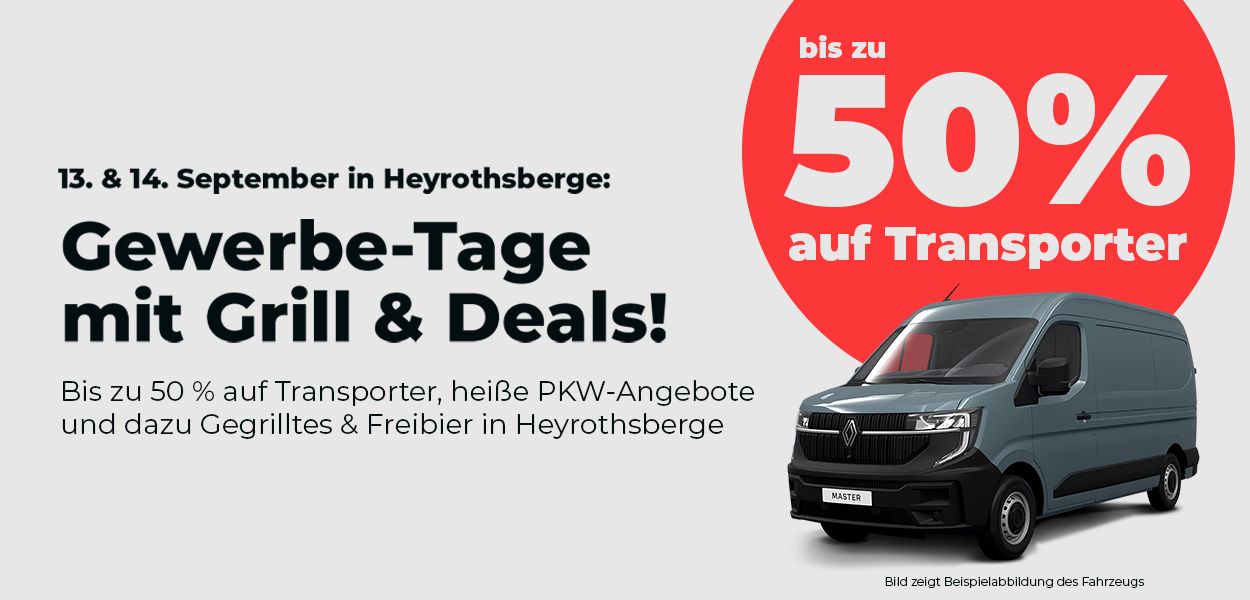 Gewerbe-Tage in Heyrothsberge – Ihr Transporter-Highlight des Jahres