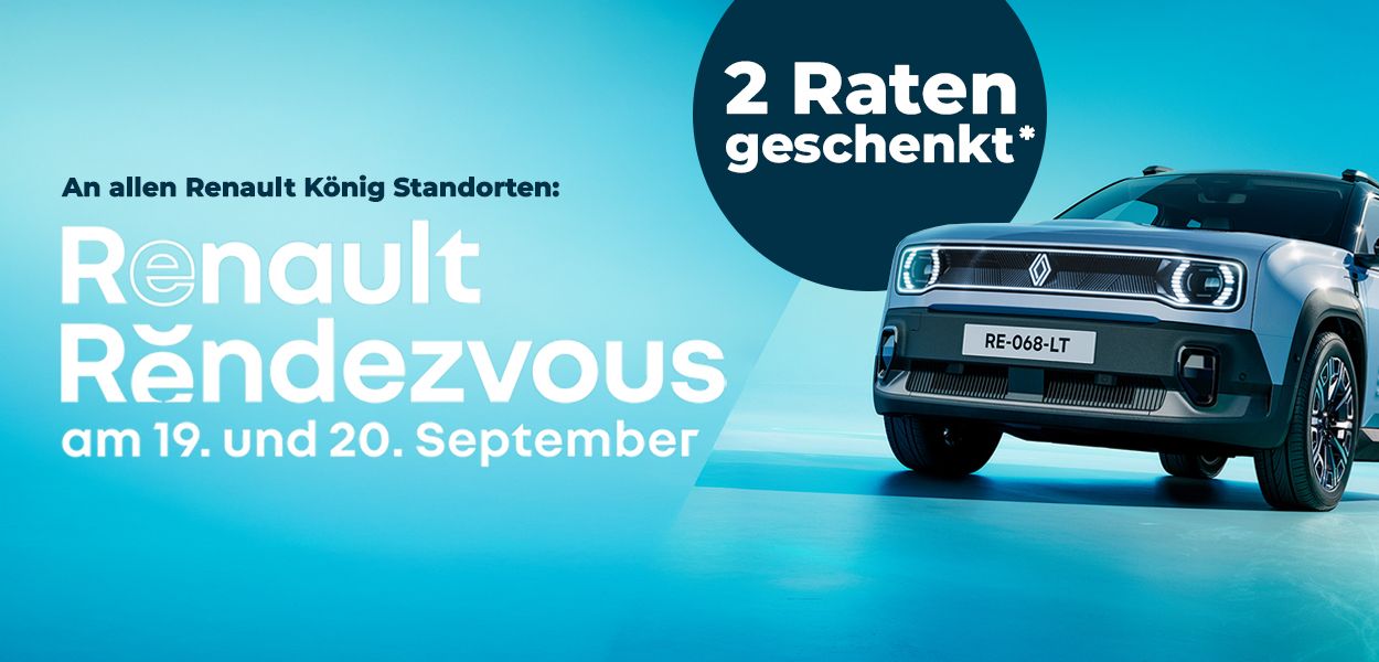 Ihr Renault-Moment: Zwei Tage voller Fahrspaß, Angebote und Emotionen