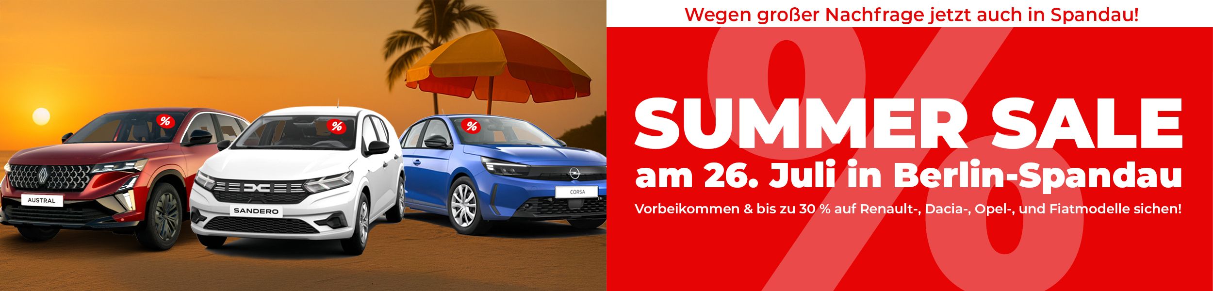Bis zu 30 % Rabatt, Überzahlungsaktion & 500 Liter Benzin geschenkt