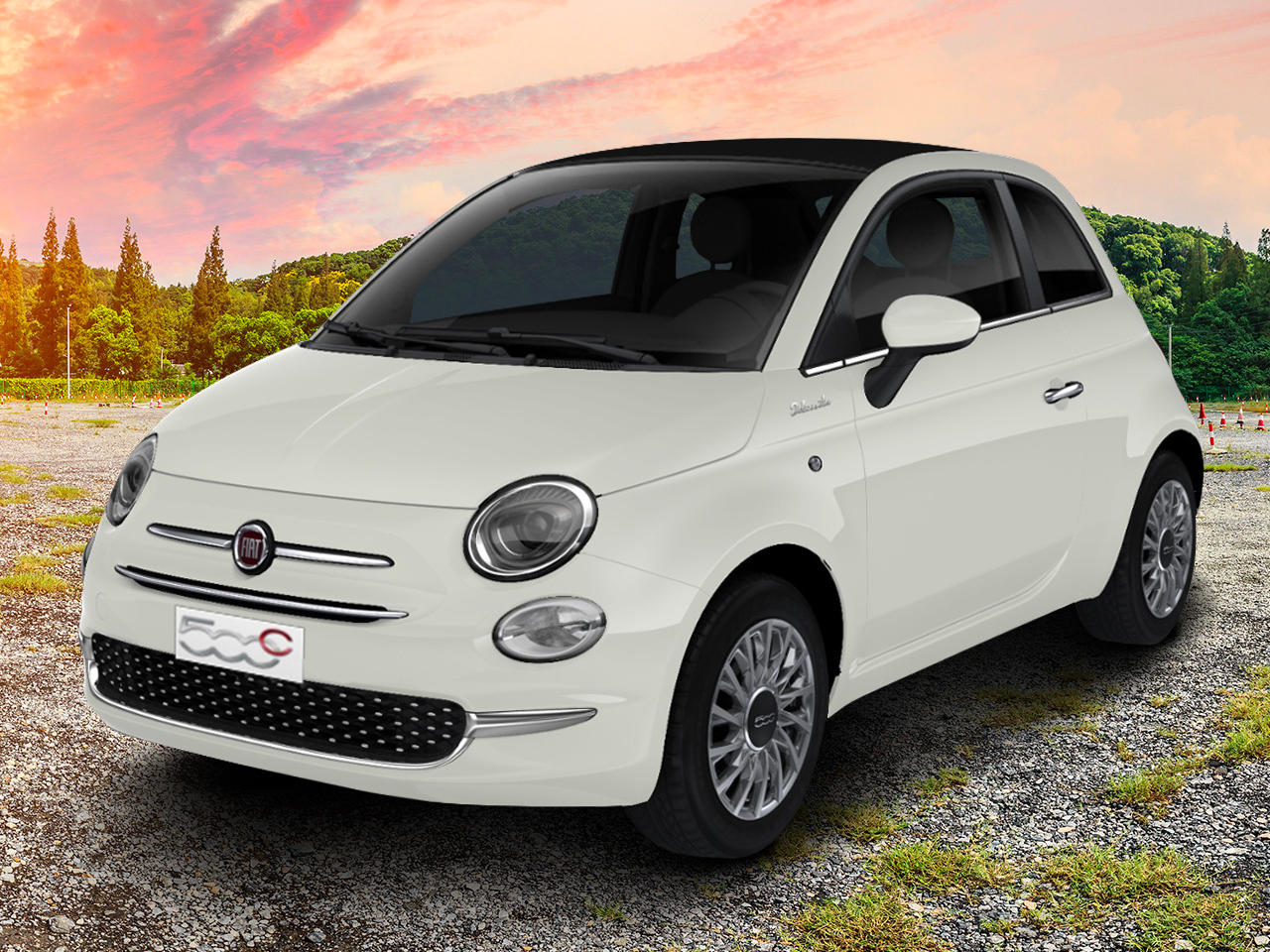 Fiat 500C Cabrio Dolcevita White Edition 70PS