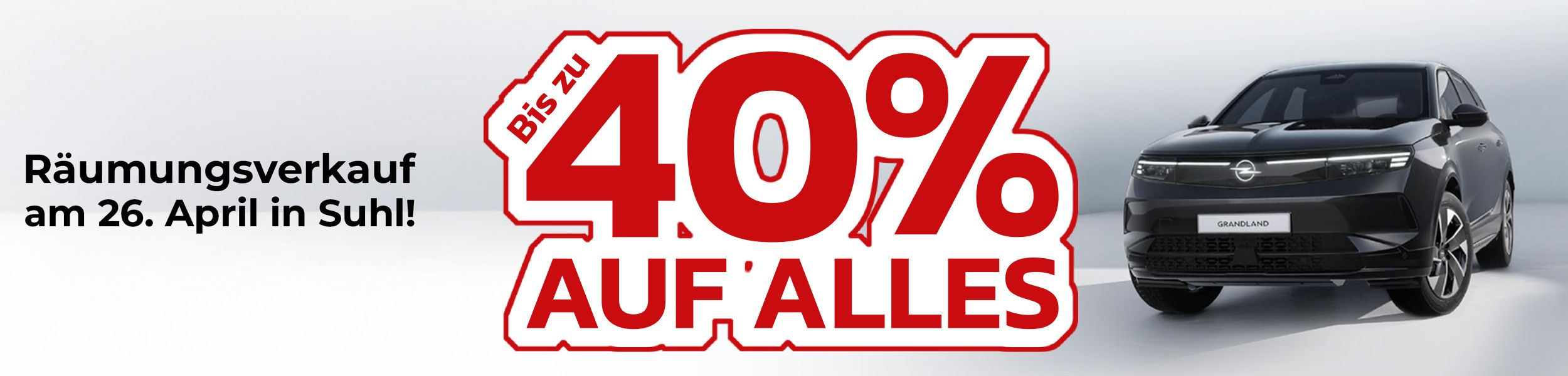 Staffelübergabe in Suhl: Großer Räumungsverkauf von Insolvenzware
