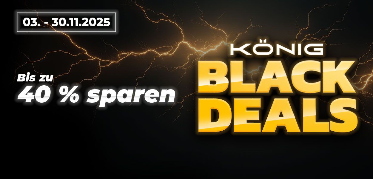 König Black Deals 2025: Bis zu 40 % auf Neu- & Gebrauchtwagen sparen!