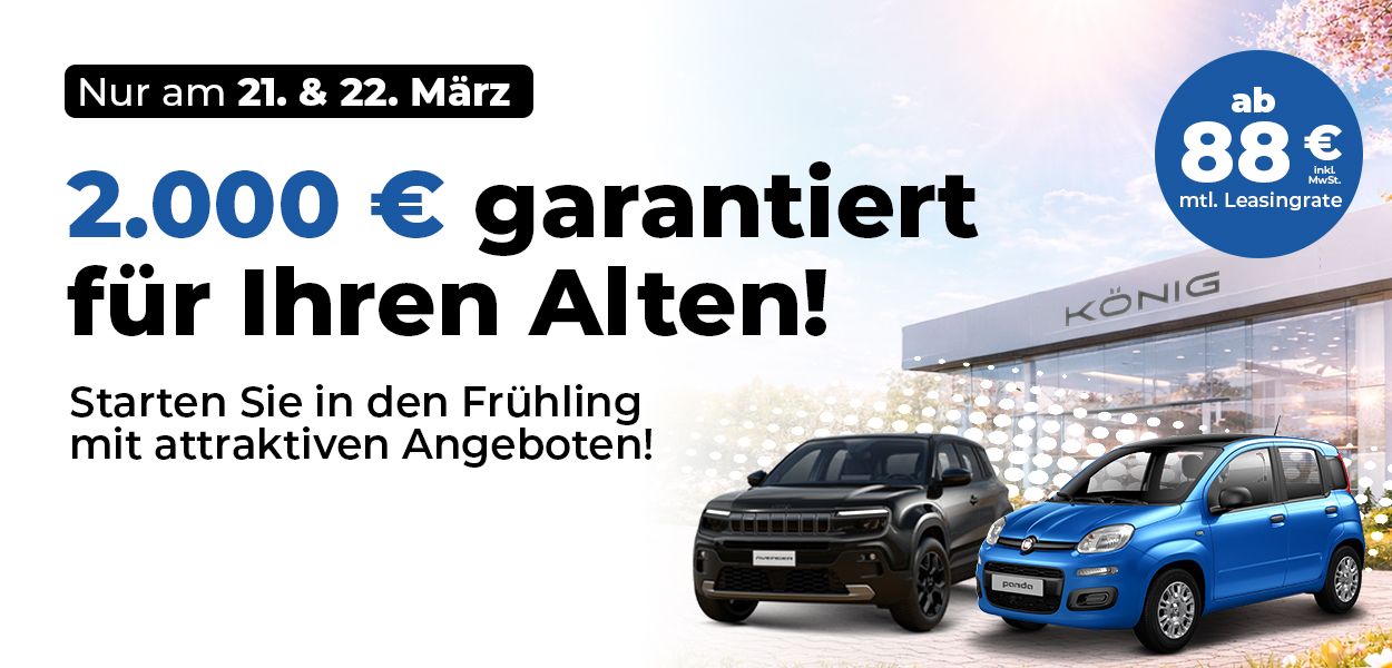 Frühlingserwachen – 2.000 € garantiert für Ihren Alten!