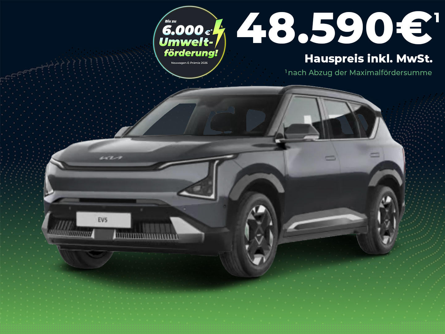 Kia EV5 GT-Line 81,4-kWh-Batterie 160KW