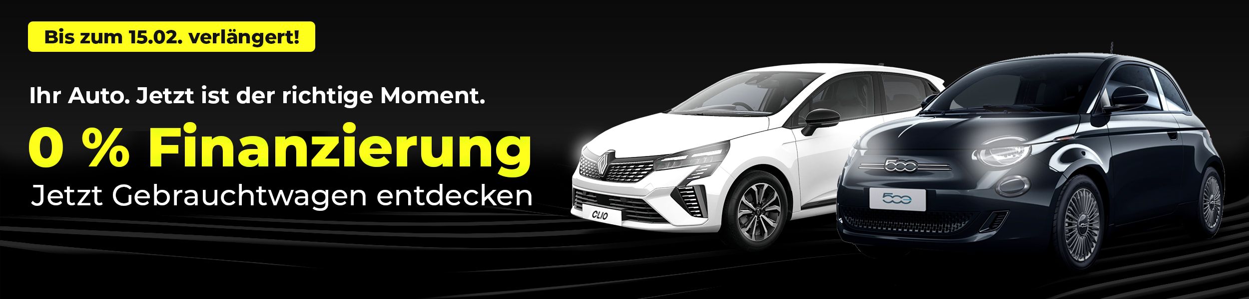 Ihr Gebrauchtwagen – jetzt mit 0 % finanzieren