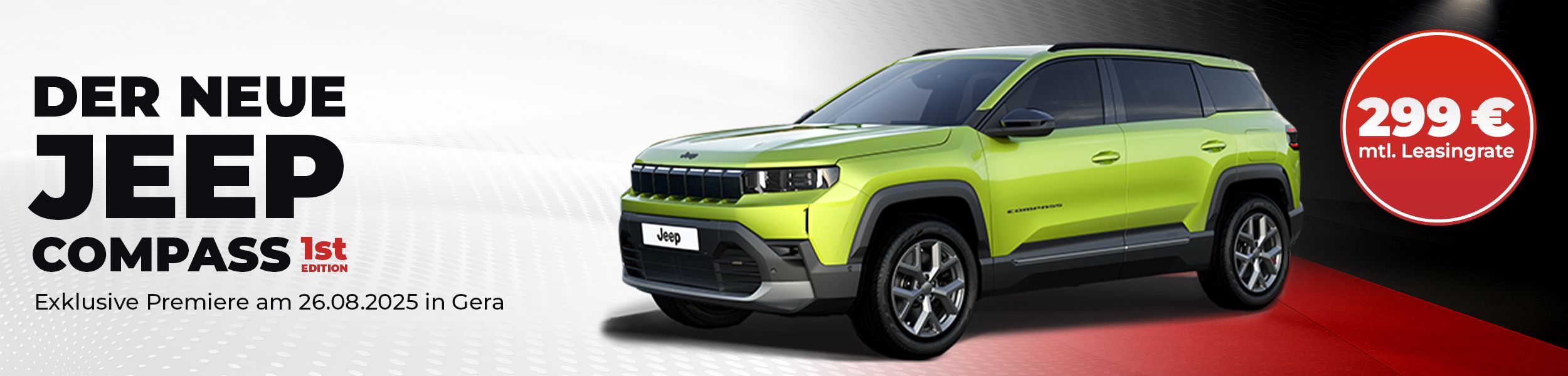 Jeep Compass First Edition – Premiere in Gera am 26. August