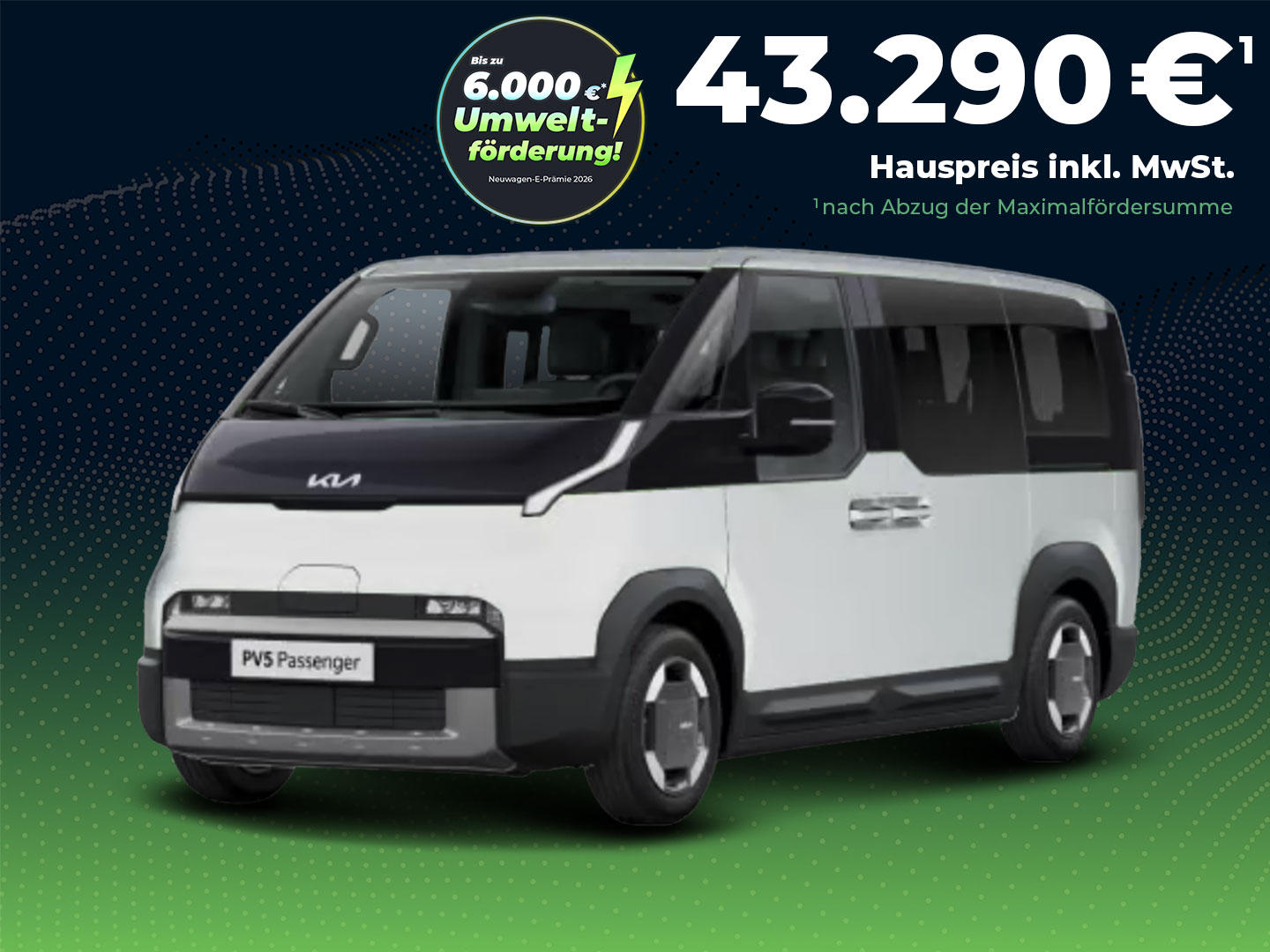 Kia PV5 Passenger Elite 120 kW, 71,2-kWh-Batterie