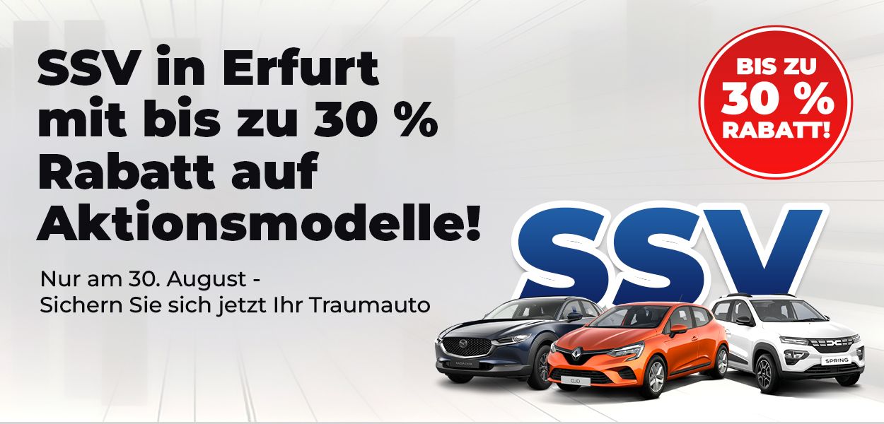 Großer Sommerschlussverkauf in Erfurt – bis zu 30 % Rabatt am 30.08.2025