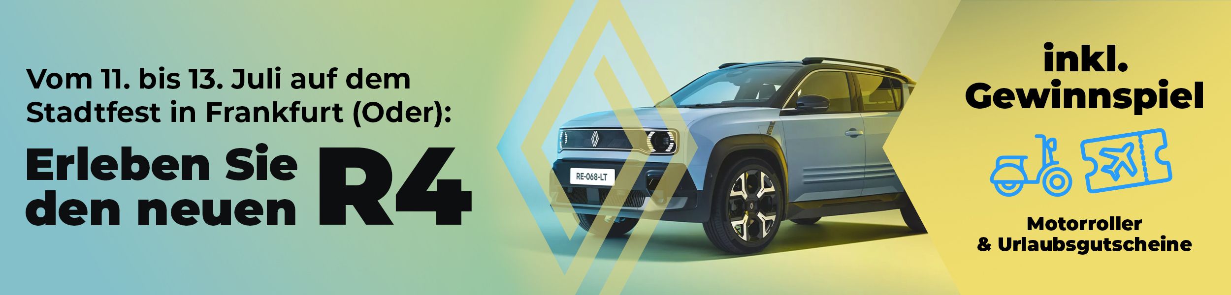 Der Renault R4 Cube kommt nach Frankfurt (Oder)!
