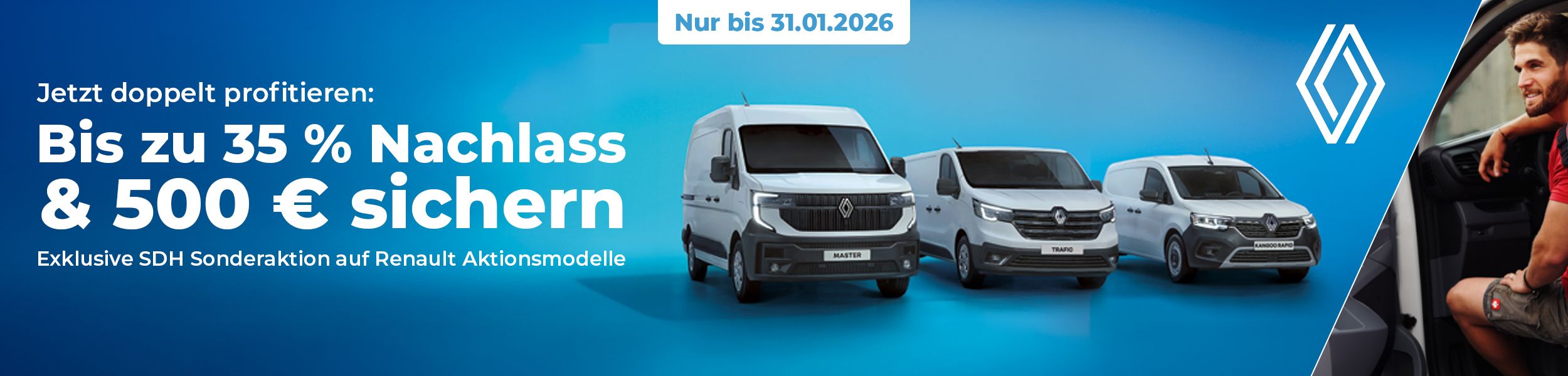 Jetzt doppelt profitieren: Renault Aktionsmodelle und Strauss-Gutschein sichern