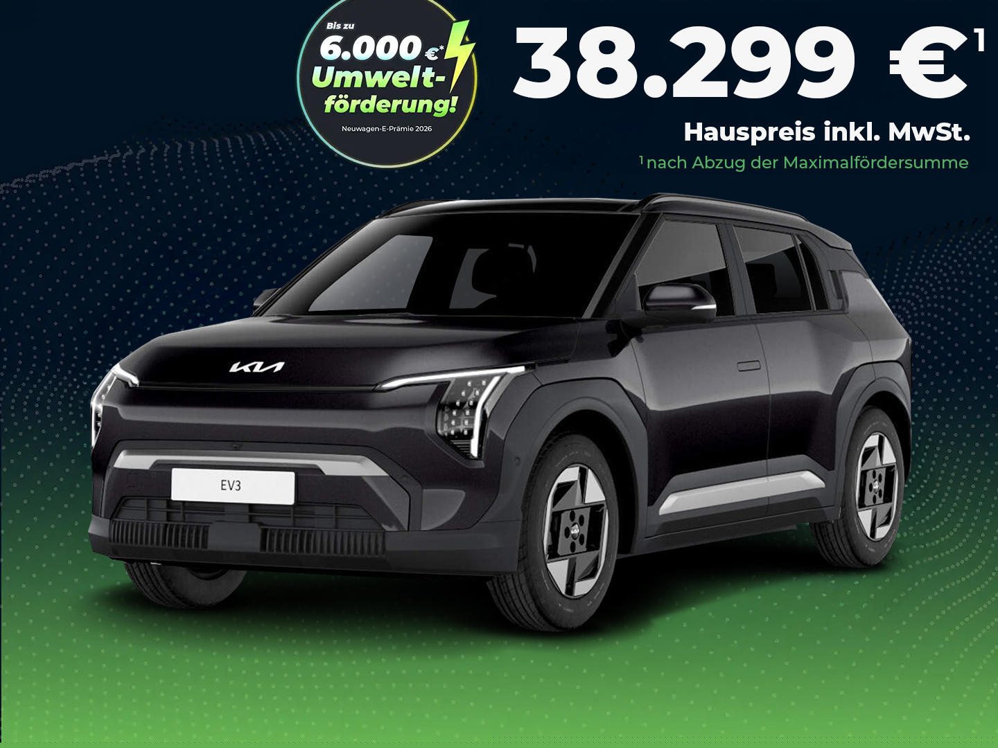 Kia EV3 EARTH Vollelektrisch 58,3 kWh-Batterie