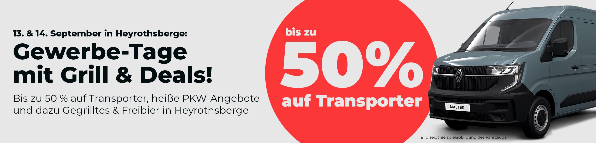 Gewerbe-Tage in Heyrothsberge – Ihr Transporter-Highlight des Jahres