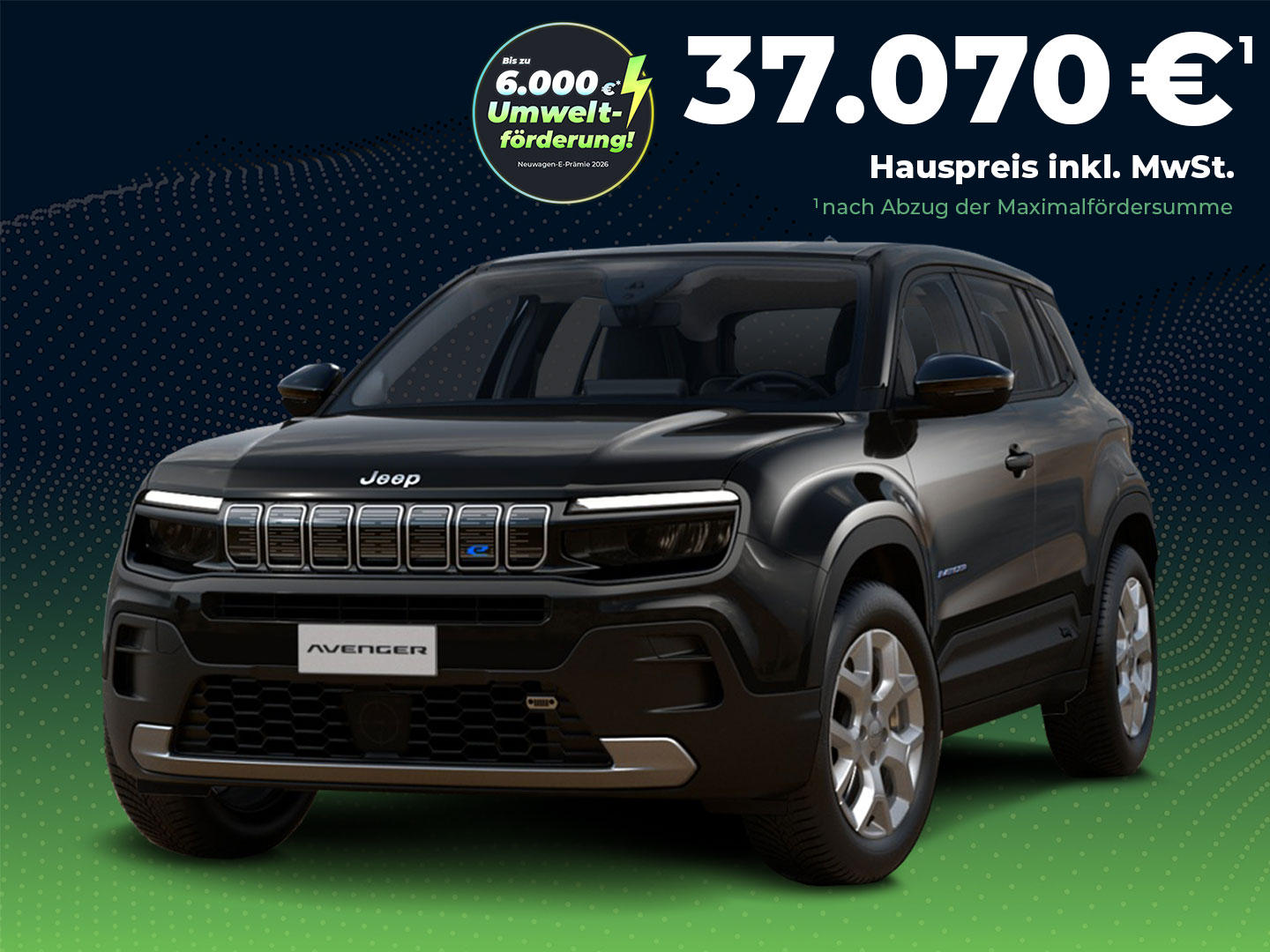 Jeep Avenger MY25 Altitude Elektrisch 54 kWh Batterie