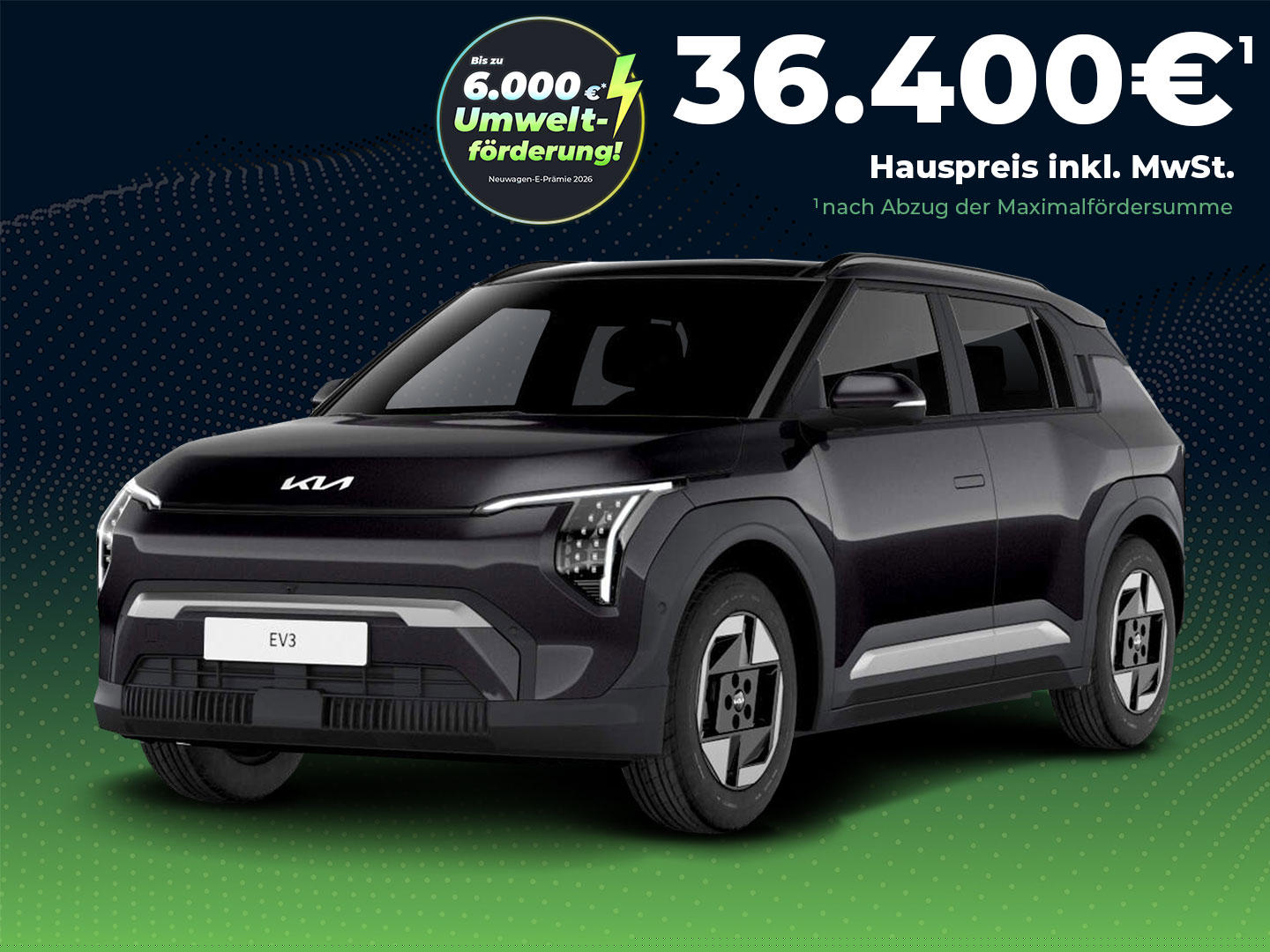 Kia EV3 EARTH Vollelektrisch 58,3 kWh-Batterie