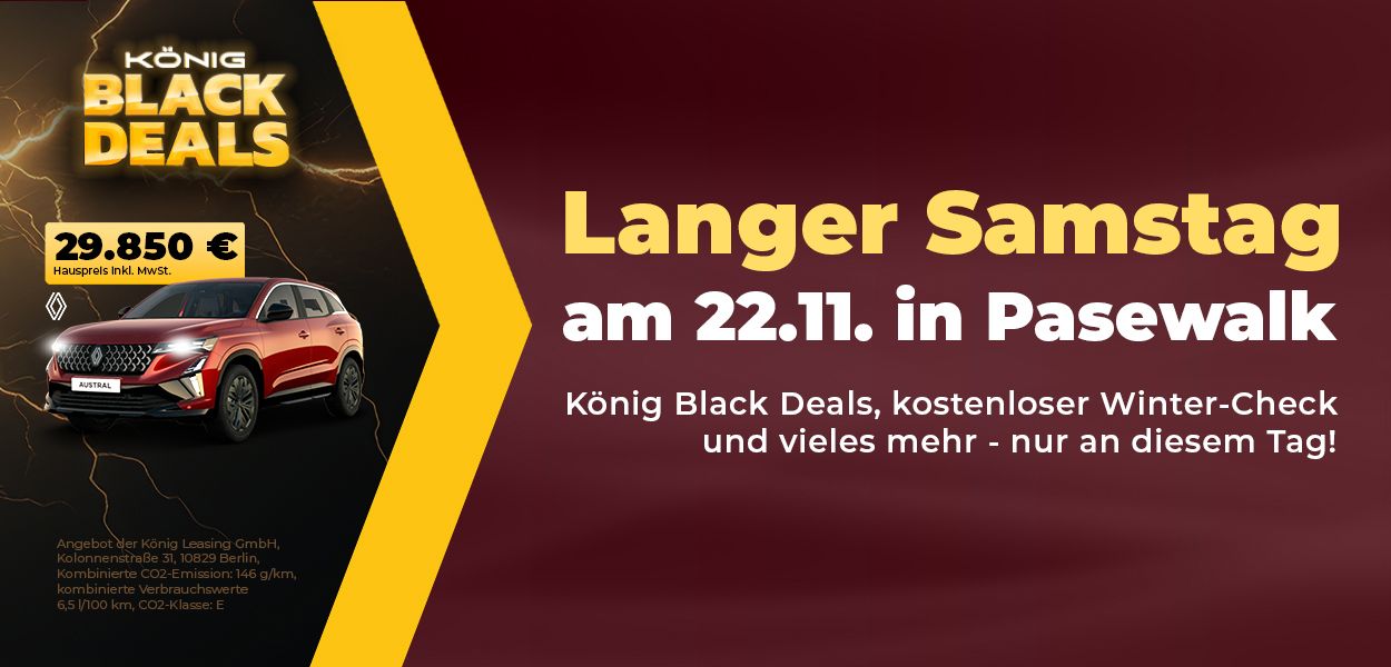 Langer Samstag in Pasewalk – Black Deals und Winter-Highlights warten auf Sie!