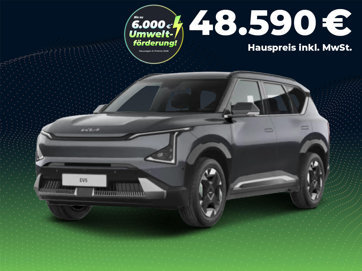 Kia EV5 GT-Line 81,4-kWh-Batterie 160KW