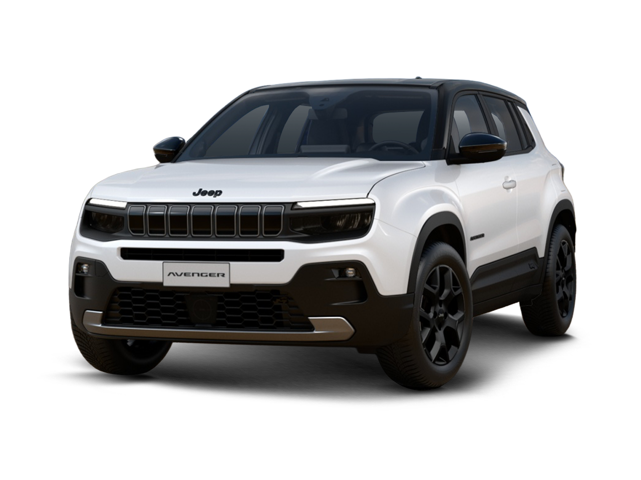 Jeep Avenger 3568 Snow White / Volcano Black (Aufpreis: 1290 €)
