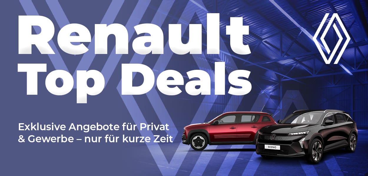 Renault Top Deals – jetzt passendes Modelle entdecken