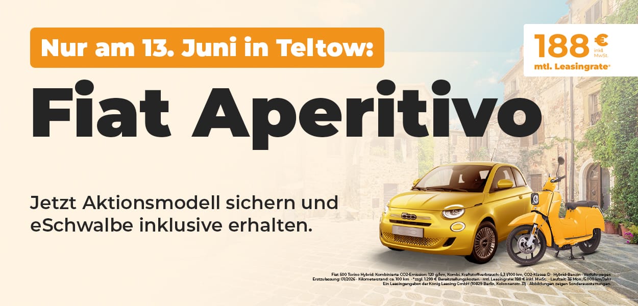 Fiat Aperitivo in Teltow – italienisches Lebensgefühl erleben