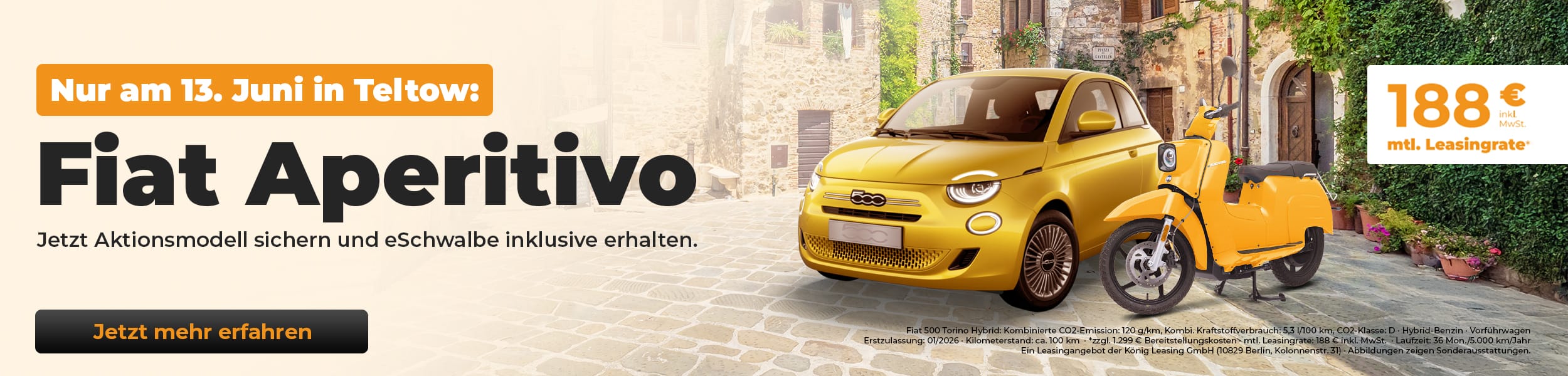 Fiat Aperitivo in Teltow – italienisches Lebensgefühl erleben