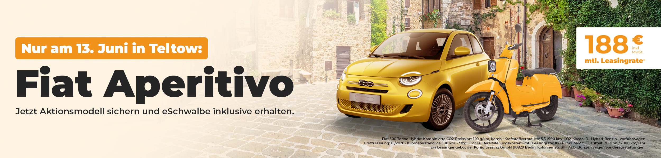 Fiat Aperitivo in Teltow – italienisches Lebensgefühl erleben