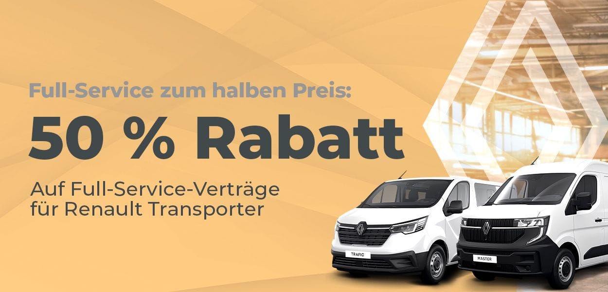 LKW-Aktion: Full Service zum halben Preis sichern (mobile)