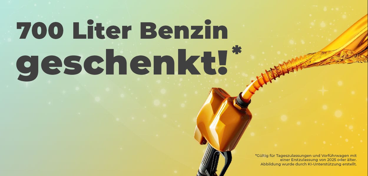 Sofort verfügbare Aktionsmodelle – 700 Liter Benzin geschenkt