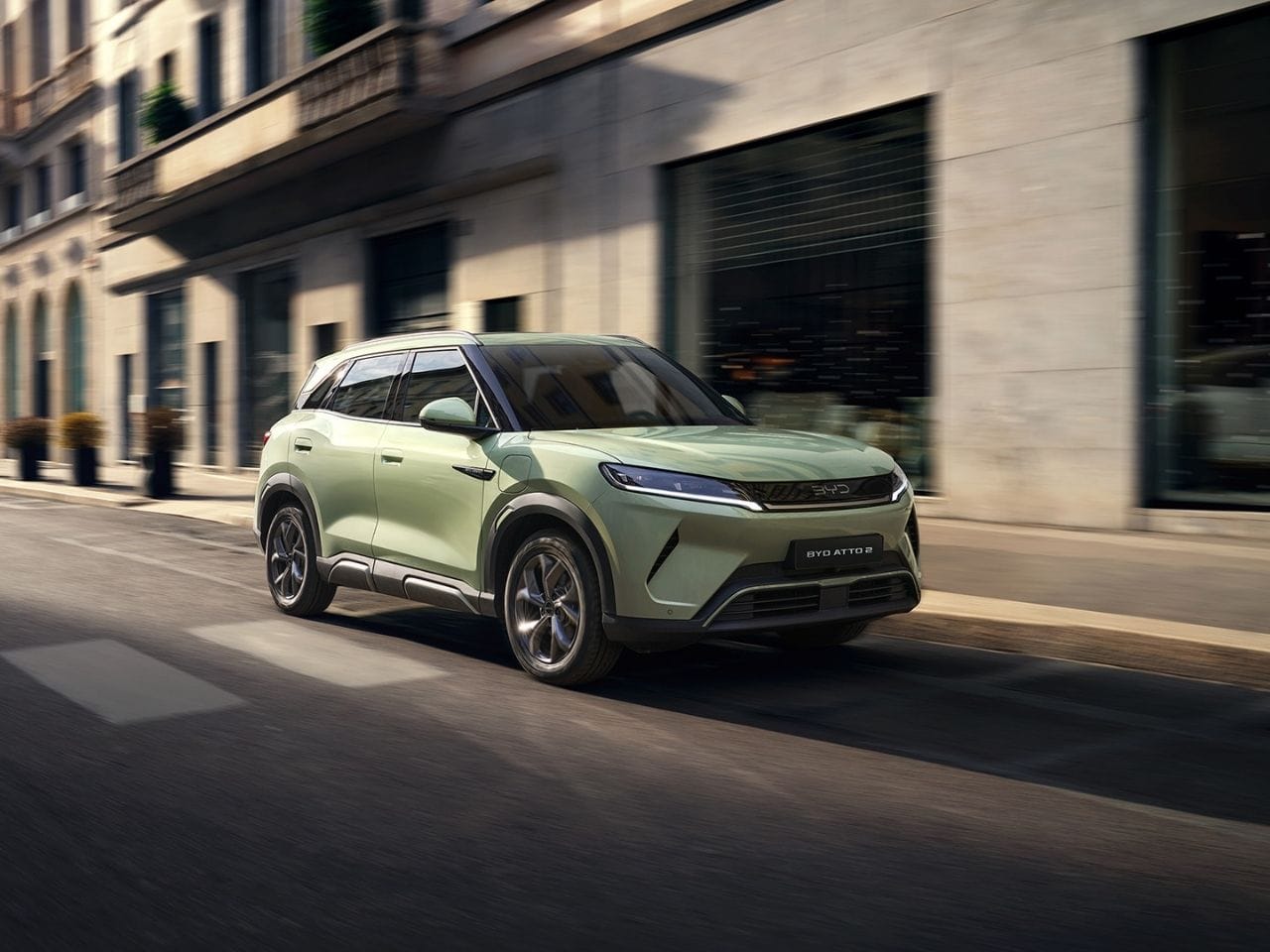 BYD Atto 2 in der Stadt