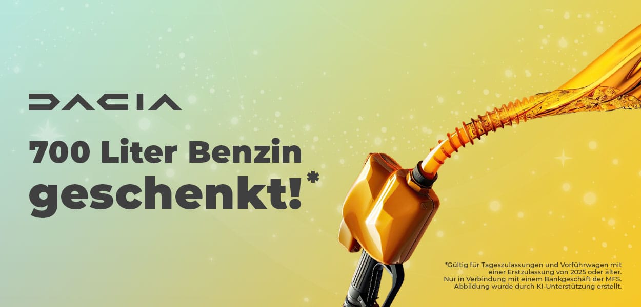 700 Liter Benzin geschenkt