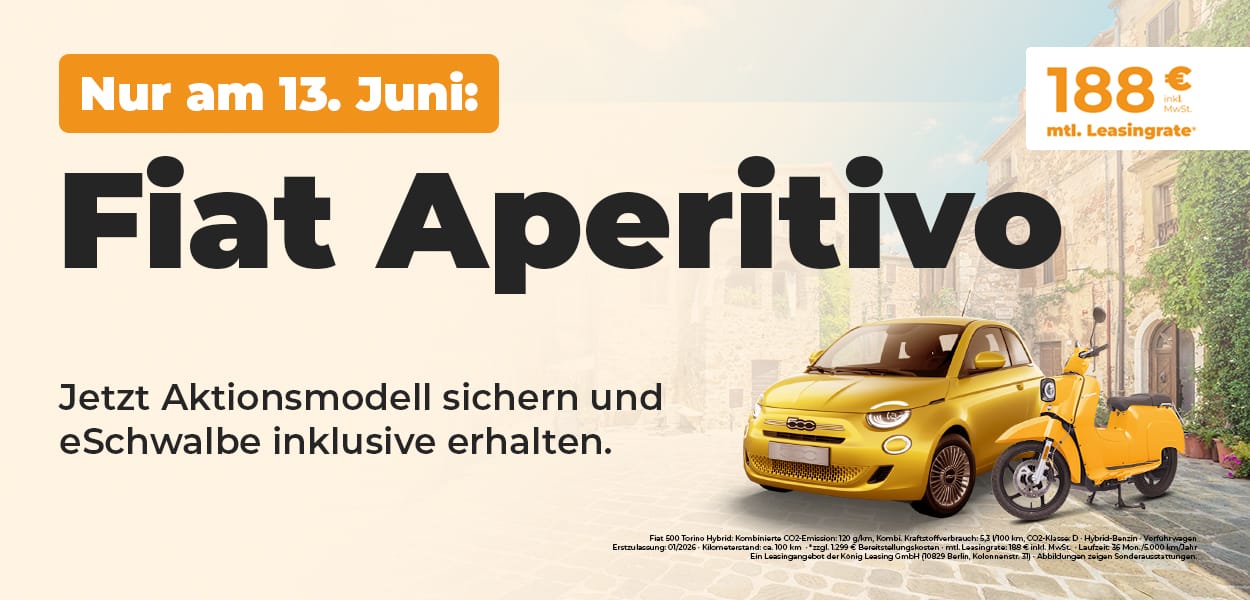 Fiat Aperitivo bei König – italienisches Lebensgefühl erleben