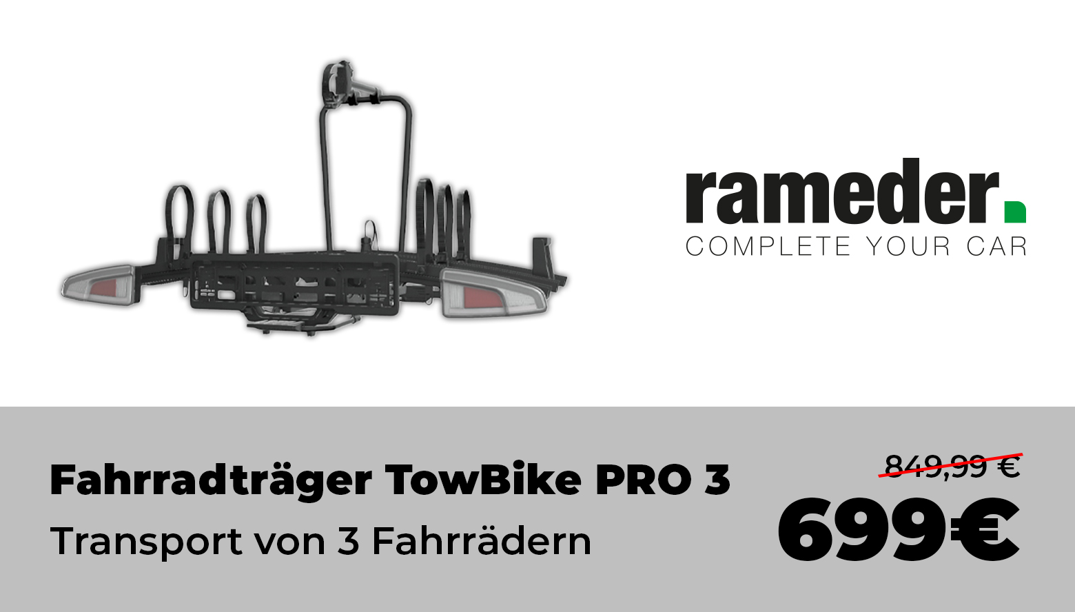 Fahrradträger TowBike PRO 3